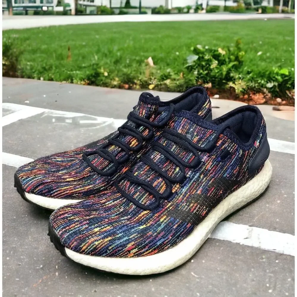 Adidas Pure Boost Ultra Navy Core Mesh Shoe Mens Size 9 New Fast Ship
